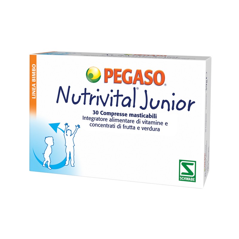 Schwabe Pharma Italia Nutrivital Junior 30 Compresse - Vitamine e sali minerali - 902877570 - Schwabe Pharma Italia - € 17,04