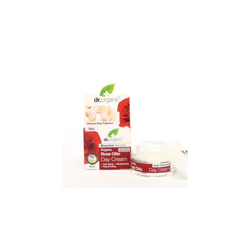 Optima Naturals Dr Organic Rose Otto Rosa Day Cream Crema Viso Giorno 50 Ml - Trattamenti idratanti e nutrienti - 921086738 -...