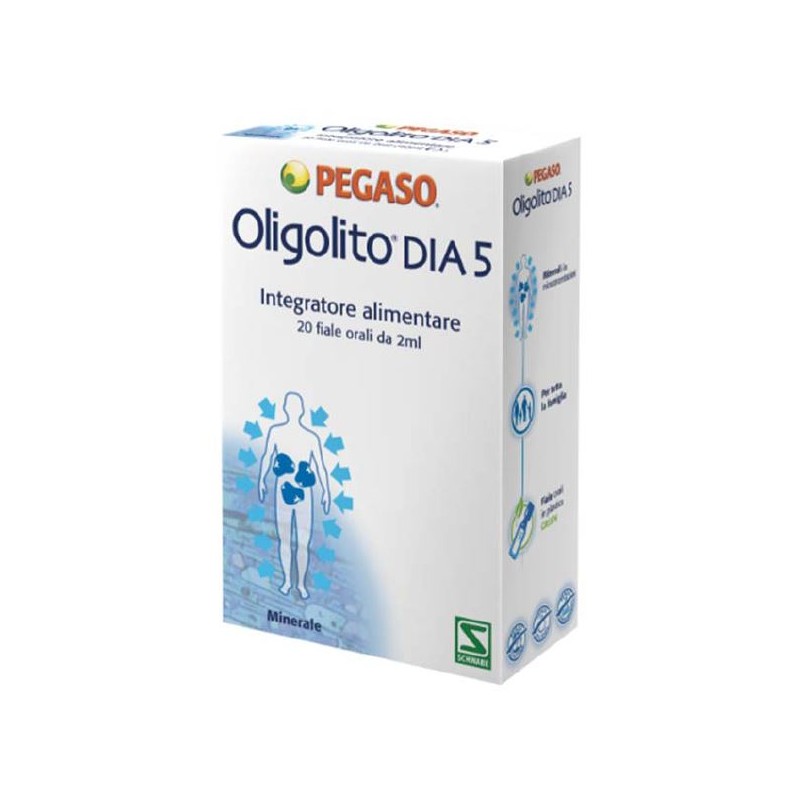 Schwabe Pharma Italia Oligolito Dia5 20 Fiale 2 Ml - Vitamine e sali minerali - 903052532 - Schwabe Pharma Italia - € 18,38