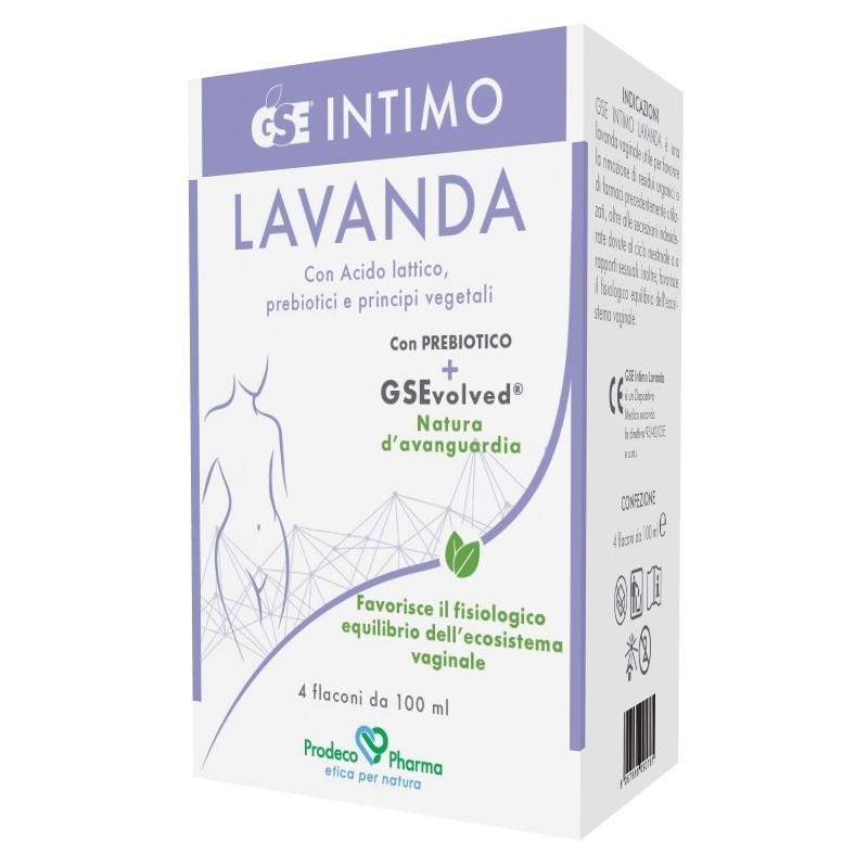Prodeco Pharma Gse Intimo Lavanda 4 Flaconi Da 100 Ml - Lavande, ovuli e creme vaginali - 981545534 - Prodeco Pharma - € 18,31