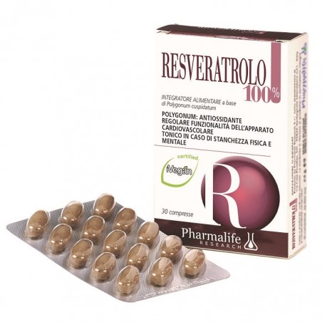 Pharmalife Research Resveratrolo 100% 30 Compresse - Pelle secca - 932349145 - Pharmalife Research - € 13,09