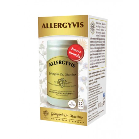 Dr. Giorgini Ser-vis Allergyvis Polvere 100 G - Vitamine e sali minerali - 980510782 - Dr. Giorgini - € 20,57