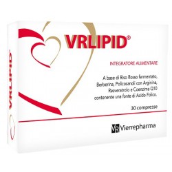Vierrepharma Vrlipid 30 Compresse - Integratori per il cuore e colesterolo - 943346864 - Vierrepharma - € 19,33