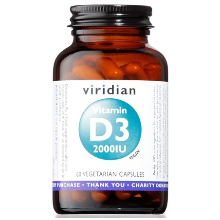 Natur Viridian Vitamin D3 2000iu 60 Capsule Natur - 1 Natur Viridian Vitamin D3 2000iu 60 Capsule Natur - 1