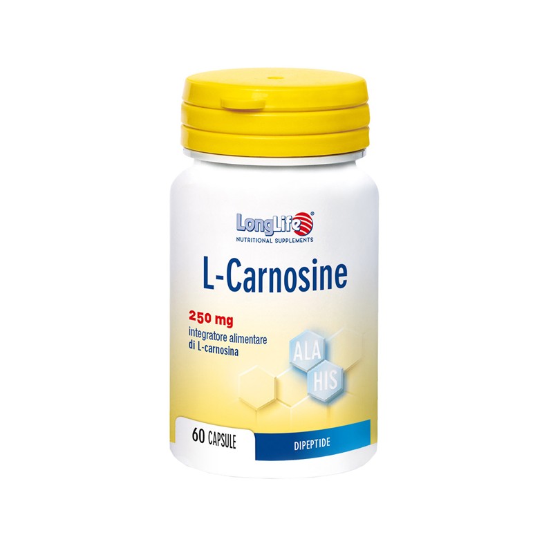 Phoenix - Longlife Longlife L-carnosine 60 Capsule - Integratori per dolori e infiammazioni - 935792972 - Longlife - € 19,42