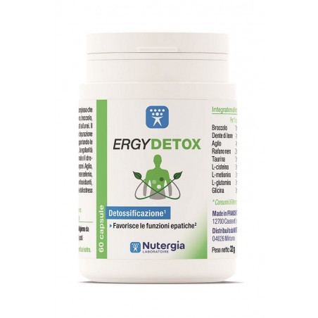 Laboratoire Nutergia Ergydetox 60 Capsule - Integratori per apparato digerente - 943747992 - Laboratoire Nutergia - € 20,13