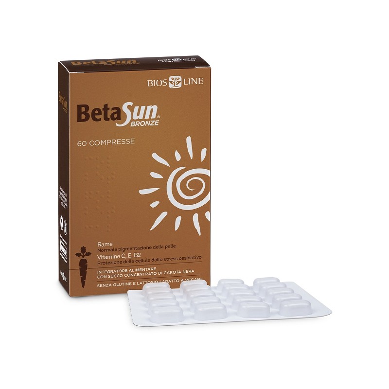 Bios Line Beta Sun Bronze 60 Compresse - Integratori per l'abbronzatura - 947206241 - Bios Line - € 17,64