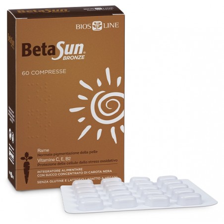 Bios Line Beta Sun Bronze 60 Compresse - Integratori per l'abbronzatura - 947206241 - Bios Line - € 17,64