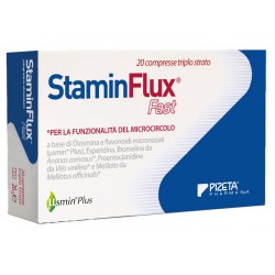 Pizeta Pharma Staminflux Fast 20 Compresse - Circolazione e pressione sanguigna - 984178590 - Pizeta Pharma - € 19,19