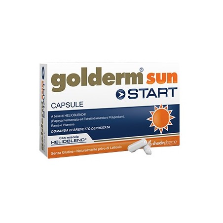Shedir Pharma Unipersonale Golderm Sun Start 30 Capsule - Pelle secca - 942921091 - Shedir Pharma - € 19,93