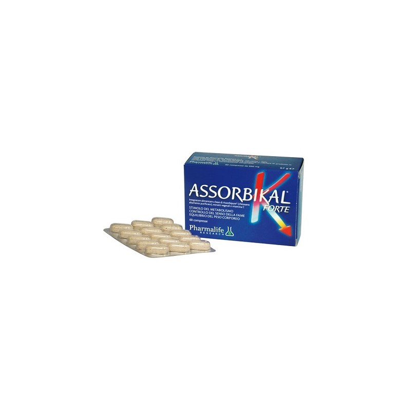 Pharmalife Research Assorbikal Forte 60 Compresse - Integratori per dimagrire ed accelerare metabolismo - 910758010 - Pharmal...