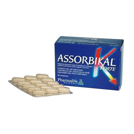 Pharmalife Research Assorbikal Forte 60 Compresse - Integratori per dimagrire ed accelerare metabolismo - 910758010 - Pharmal...