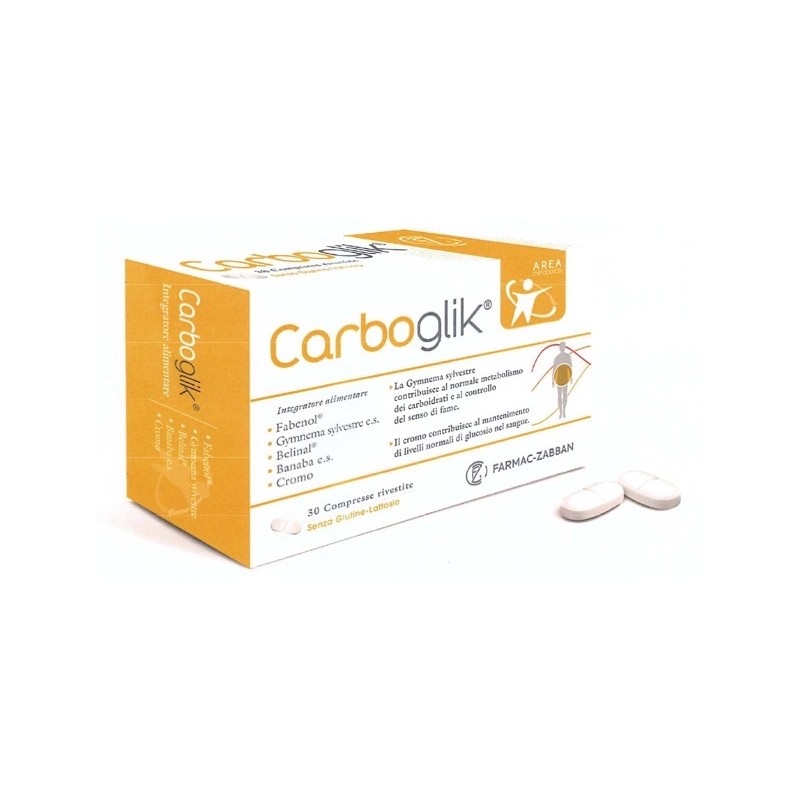 Farmac-zabban Carboglik 30 Compresse - Integratori per dimagrire ed accelerare metabolismo - 973363233 - Farmac-Zabban - € 32,33