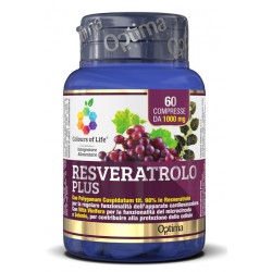 Optima Naturals Colours Of Life Resveratrolo Plus 60 Compresse 1000 Mg - Pelle secca - 927259945 - Optima Naturals - € 20,57