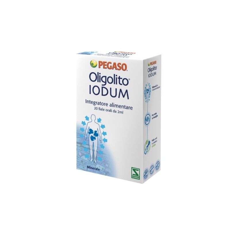 Schwabe Pharma Italia Oligolito Iodum 20 Fiale - Vitamine e sali minerali - 903052227 - Schwabe Pharma Italia - € 17,95