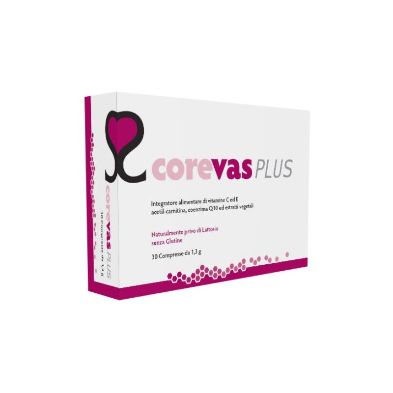 Essecore Corevas Plus 30 Compresse - Circolazione e pressione sanguigna - 981009020 - Essecore - € 23,51