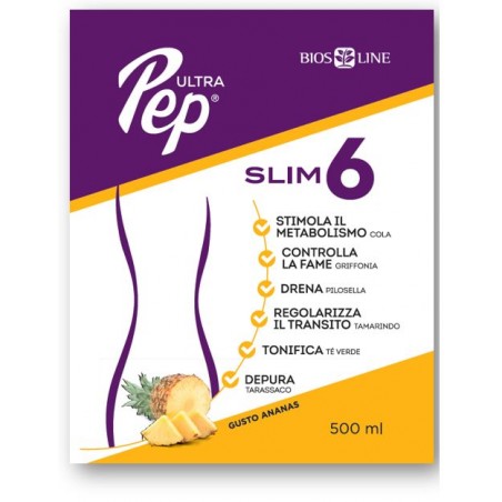 Bios Line Ultra Pep Slim 6 Ananas 500 Ml Con Edulcorante - Integratori per dimagrire ed accelerare metabolismo - 942819475 - ...