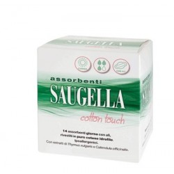 Saugella Cotton Touch Assorbenti Giorno Con Ali 14 Pezzi - Assorbenti - 930856113 - Saugella - € 4,92