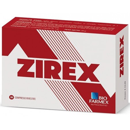 Biofarmex Zirex 30 Compresse Rivestite - Integratori per difese immunitarie - 941181974 - Biofarmex - € 20,06
