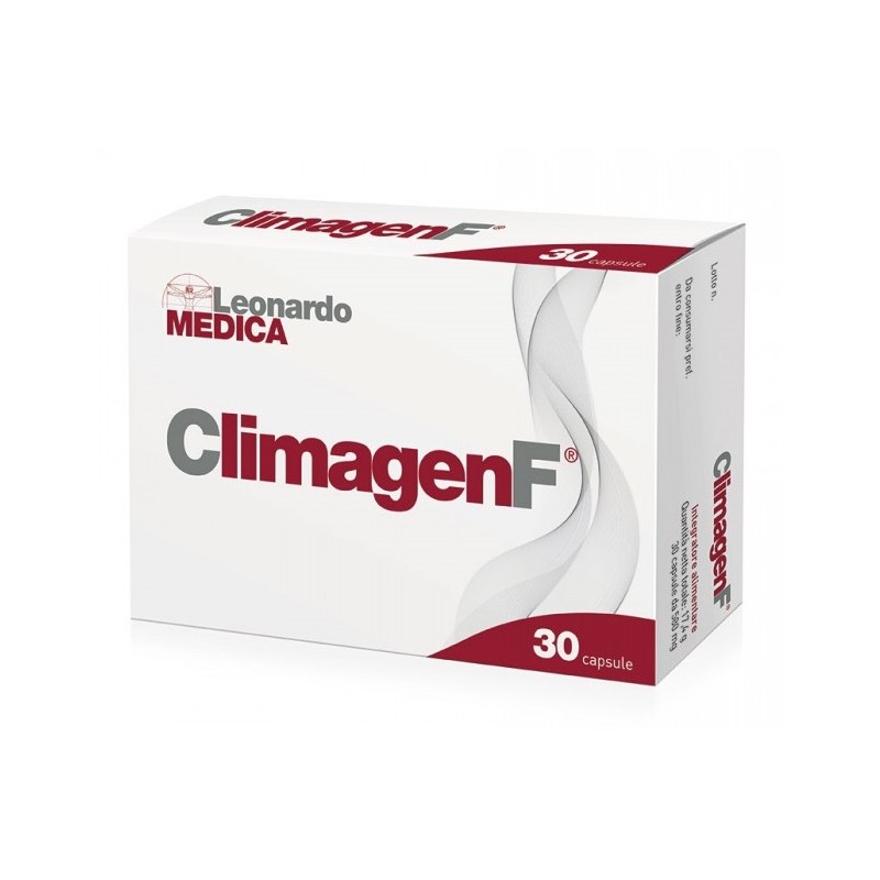 Leonardo Medica Climagen F 30 Capsule - Integratori per ciclo mestruale e menopausa - 971750498 - Leonardo Medica - € 21,36
