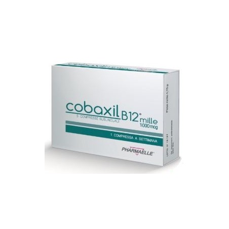 Pharmaelle Cobaxil B12 1000 Mcg 5 Compresse - Vitamine e sali minerali - 975040522 - Pharmaelle - € 20,62