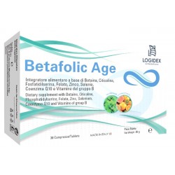 Logidex Betafolic Age 30 Compresse - Vitamine e sali minerali - 982750061 - Logidex - € 22,53