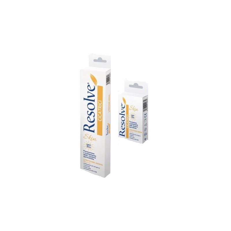 Pietrasanta Pharma Resolve Cicatrici Skin Spf 50+ 3 Protezioni Da 7x5 Cm - Medicazioni - 973378161 - Pietrasanta Pharma - € 2...