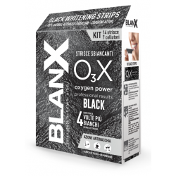 Coswell Blanx O3x Black Strisce Sbiancanti E Antimacchia 14 Pezzi - Igiene orale - 980803934 - Coswell - € 22,36
