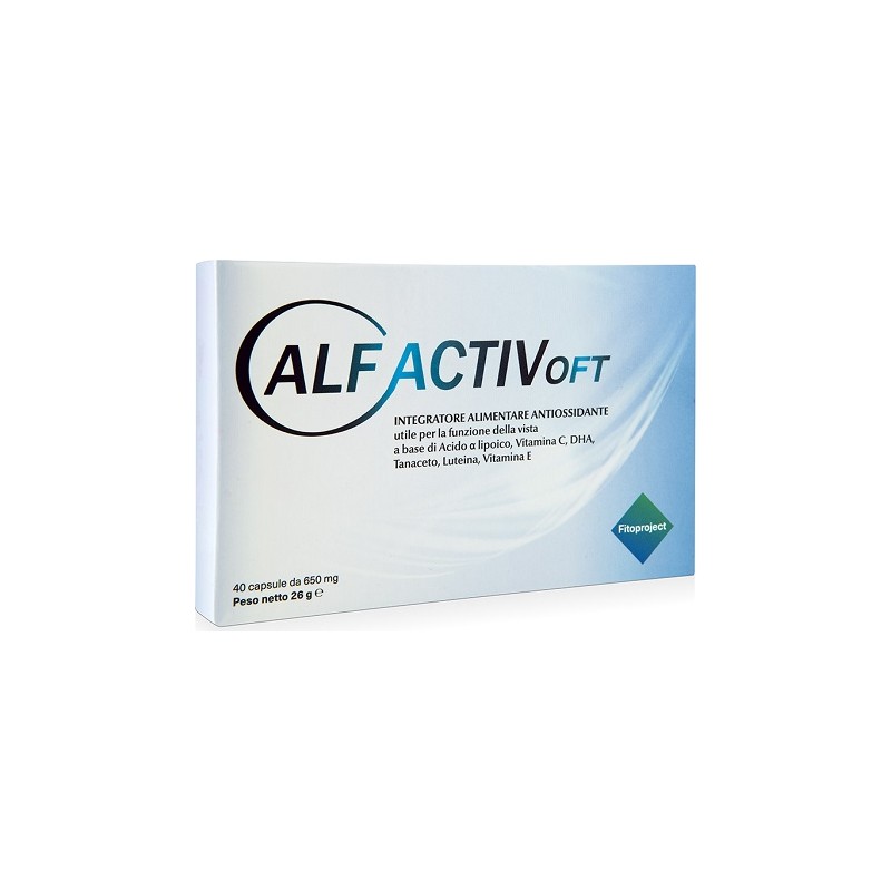 Fitoproject Alfactiv Oft 40 Capsule - Integratori per occhi e vista - 931097339 - Fitoproject - € 21,57