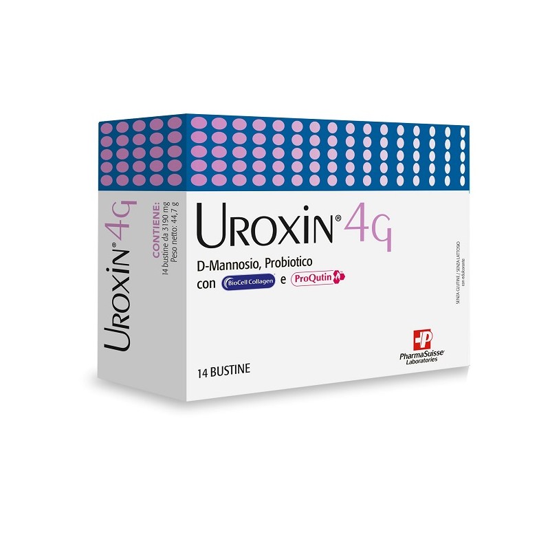 Pharmasuisse Laboratories Uroxin 4g 14 Bustine - Integratori per cistite - 984846764 - Pharmasuisse Laboratories - € 20,74