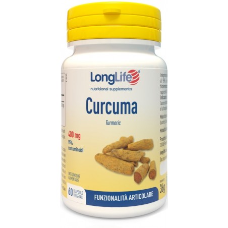 Phoenix - Longlife Longlife Curcuma 60 Capsule Vegetali - Integratori per dolori e infiammazioni - 935632087 - Longlife - € 2...