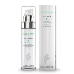 Uniderm Farmaceutici Collagenil Active Mat Daily Cream Seboregolatrice/purificante Per La Pelle Del Viso Flacone 50 Ml Uniderm F
