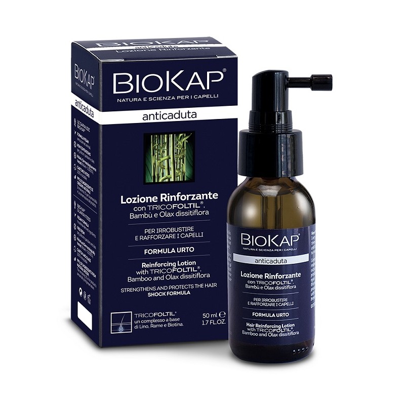 Bios Line Biokap Lozione Rinforzante Anticaduta Con Tricofoltil Nuova Formula 50 Ml - Trattamenti anticaduta capelli - 944178...