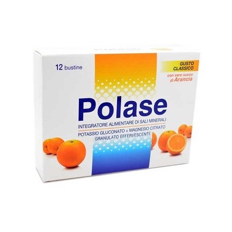 Polase Arancia Integratore Di Sali Minerali 12 Bustine Effervescenti Polase - 1 Polase Arancia Integratore Di Sali Minerali 12 Bustine Effervescenti Polase - 1