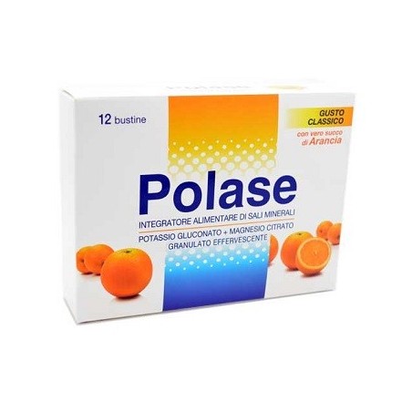 Polase Arancia Integratore Di Sali Minerali 12 Bustine Effervescenti - Vitamine e sali minerali - 931400713 - Polase - € 8,58