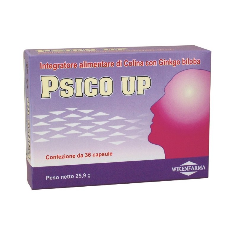 Wikenfarma Psico Up 36 Capsule - Integratori per concentrazione e memoria - 974989307 - Wikenfarma - € 22,74