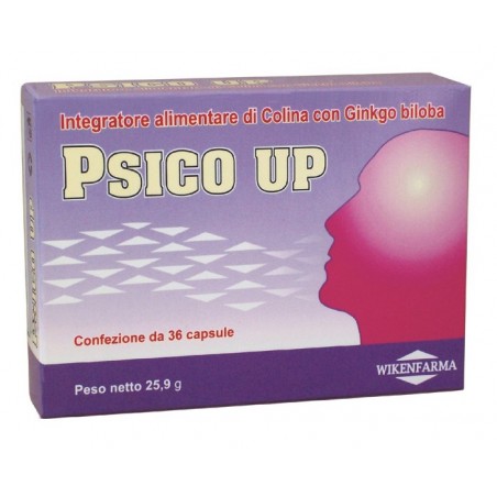 Wikenfarma Psico Up 36 Capsule - Integratori per concentrazione e memoria - 974989307 - Wikenfarma - € 22,42