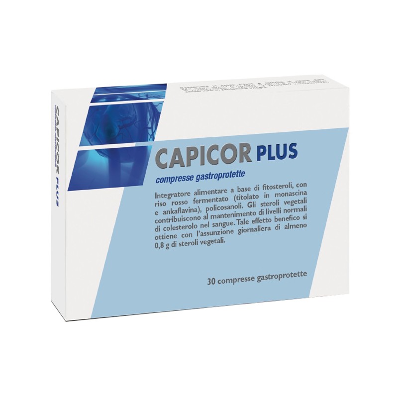 Capietal Italia Capicor Plus 30 Compresse Gastroprotette - Integratori per il cuore e colesterolo - 984806087 - Capietal Ital...