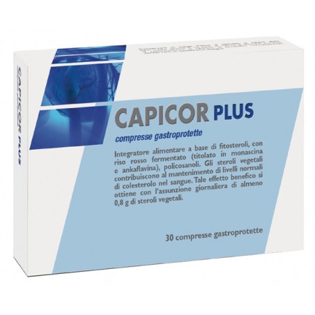 Capietal Italia Capicor Plus 30 Compresse Gastroprotette - Integratori per il cuore e colesterolo - 984806087 - Capietal Ital...