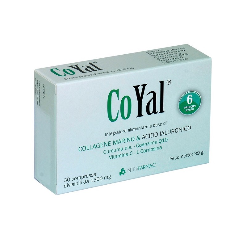 Interfarmac Coyal 30 Compresse 1300 Mg - Integratori per dolori e infiammazioni - 938772124 - Interfarmac - € 23,97