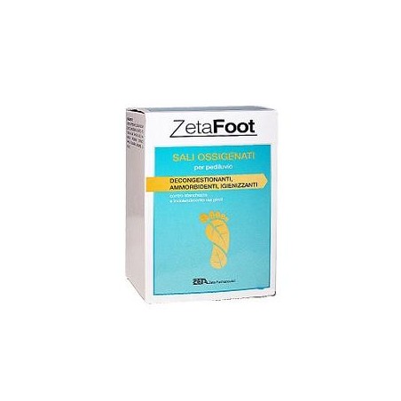Zeta Farmaceutici Zetafooting Sali Ossigenati 10 Bustine 20 G - Trattamenti per pedicure e pediluvi - 931592556 - Zeta Foot -...