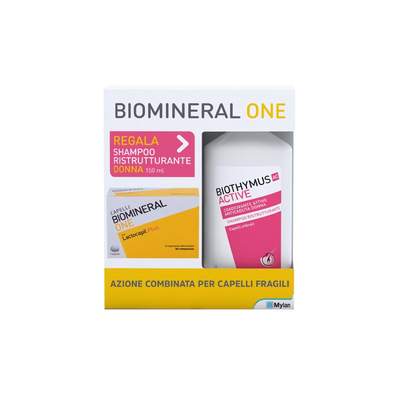 Meda Pharma Biomineral One Lactocapil 30 Compresse + Biothymus Shampoo Donna Ristrutturante 150 Ml - Rimedi vari - 944149855 ...