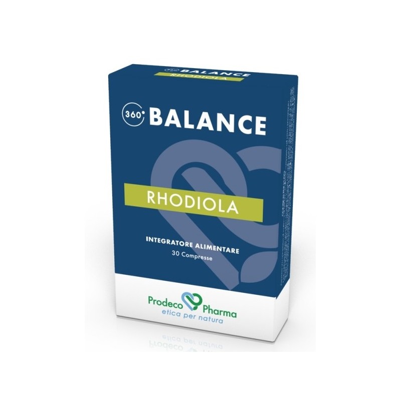 Rhodiola 360 Balance Tonico-Adattogeno 30 Compresse - Integratori per concentrazione e memoria - 978269001 - Prodeco Pharma -...