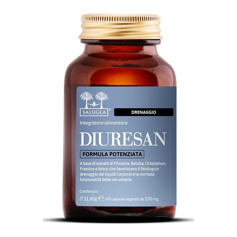 Salugea Diuresan Formula Potenziata 60 Capsule - Integratori drenanti e pancia piatta - 975867704 - Salugea - € 33,41