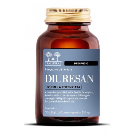 Salugea Diuresan Formula Potenziata 60 Capsule - Integratori drenanti e pancia piatta - 975867704 - Salugea - € 33,41