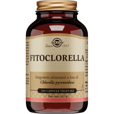 Solgar It. Multinutrient Fitoclorella 100 Capsule - Integratori - 947219616 - Solgar - € 25,22