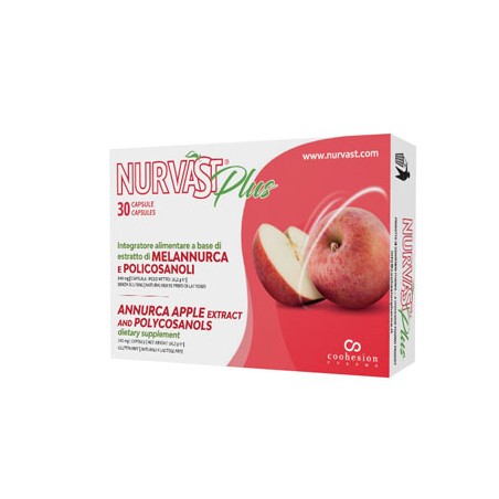 Coohesion Pharma Nurvast Plus 30 Capsule - Integratori per il cuore e colesterolo - 943300970 - Coohesion Pharma - € 24,45