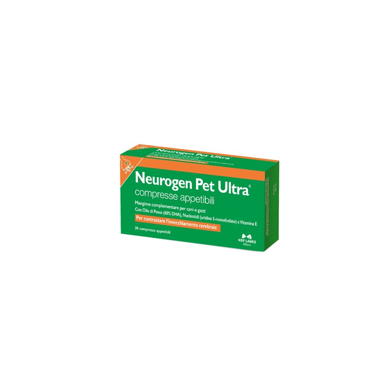 N. B. F. Lanes Neurogen Pet Ultra Blister 30 Compresse Appetibili - Veterinaria - 942579309 - N. B. F. Lanes - € 23,19