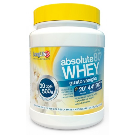 Phoenix - Longlife Longlife Absolute Whey Vaniglia 500 G - Vitamine e sali minerali - 904418694 - Longlife - € 27,87