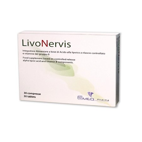 G Med Pharma Livonervis 30 Compresse 37,19 G - Vitamine e sali minerali - 935590859 - G Med Pharma - € 29,90